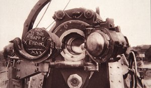 In one of the Strafing batteries: A message to Fritz by English Photographer